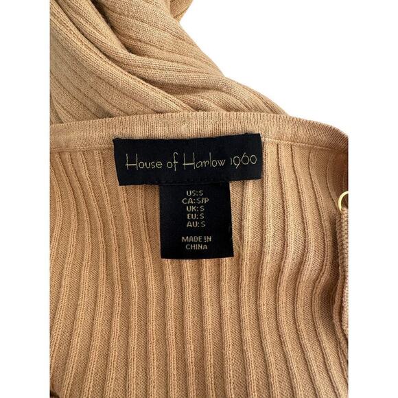 House of Harlow Ribbed Tan Two Piece Set Size S - Picture 6 of 7